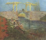 Vincent Van Gogh The Langlois Bridge at Arles (nn04 Sweden oil painting artist